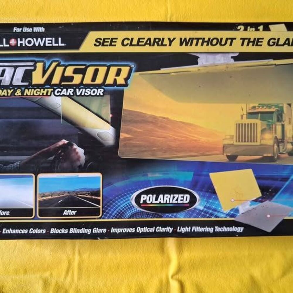Bell + Howell TacVisor Day & Night Car Visor